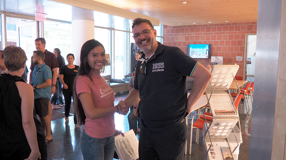 Most KEYS interns meet their lab mentors for the first time at a lunch during the first week