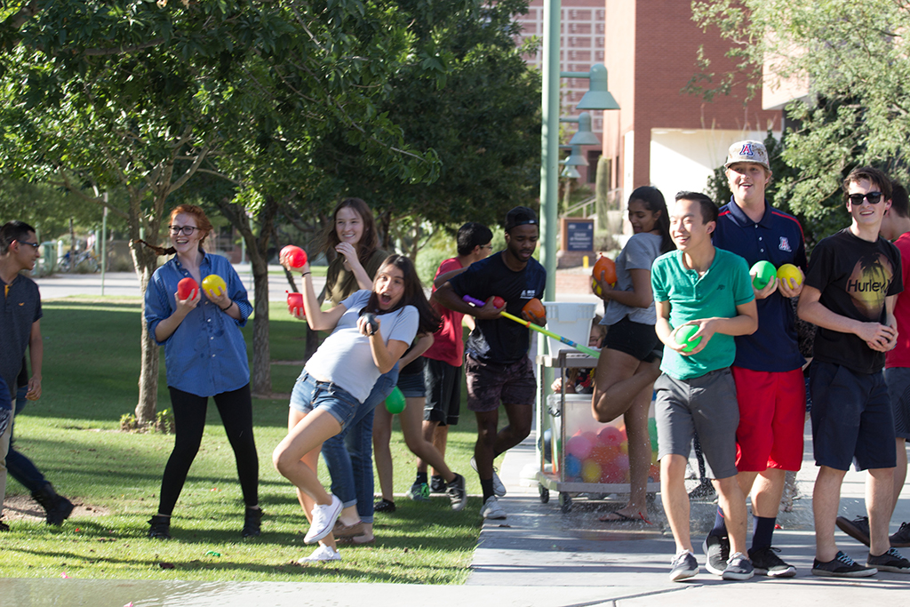 The KEYS water balloon social is always a favorite in the Arizona heat