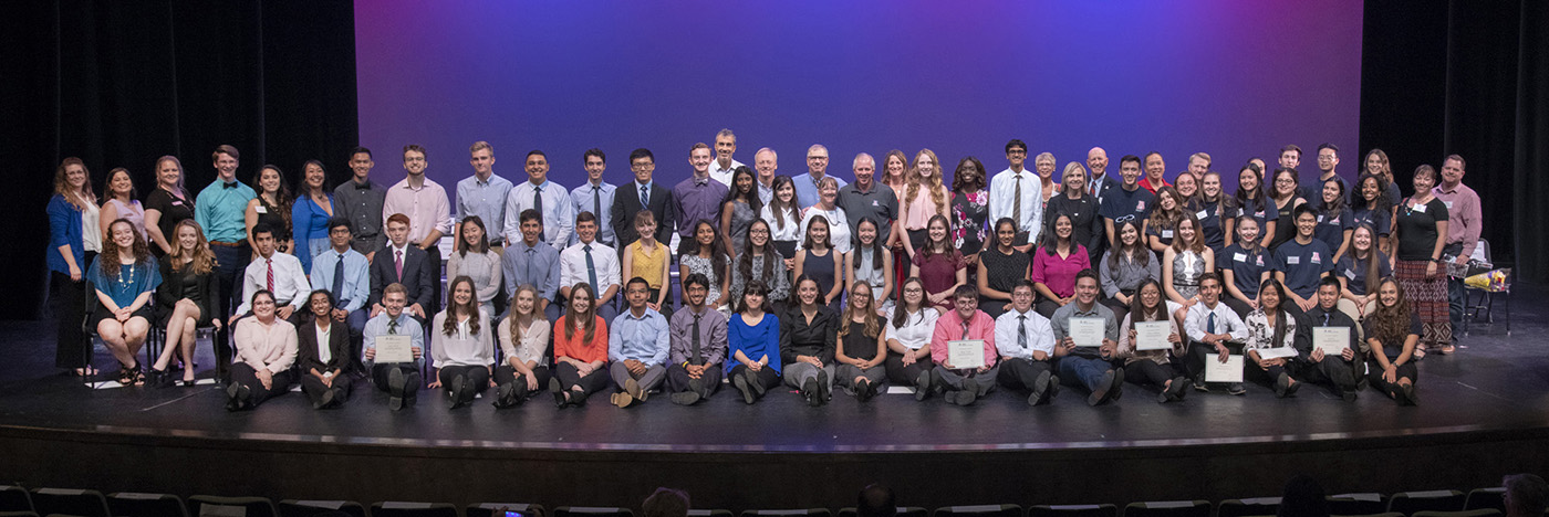 KEYS interns, staff, and donors gather after the program’s closing ceremony. Credit: Richard Kopstein