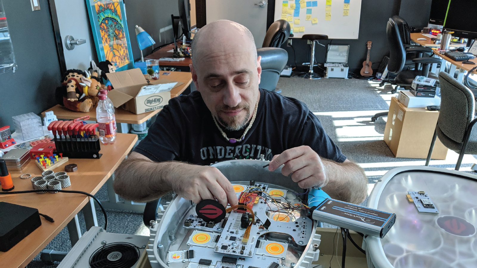 Design engineer Greg Luterman