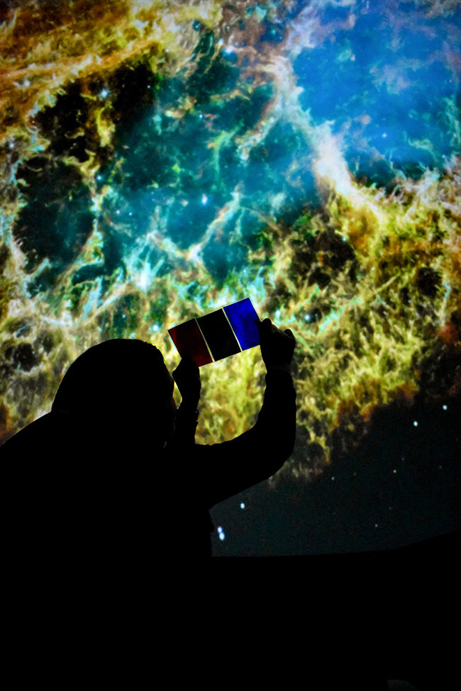 interactive planetarium show