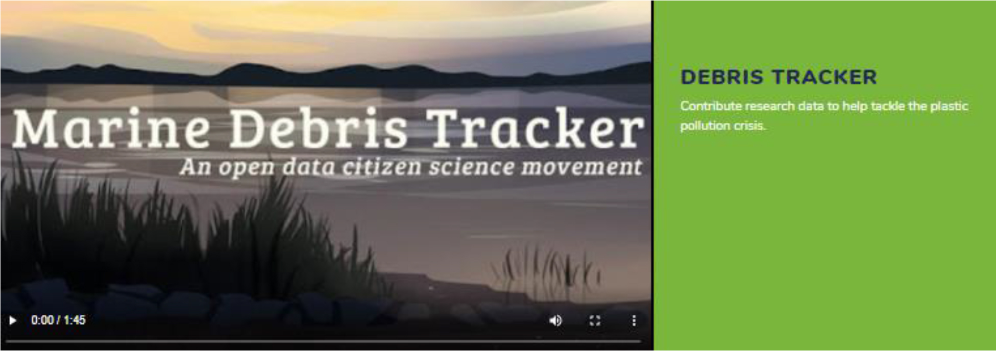The Debris Tracker Education Page on SciStarter provides an introductory project video along with a step-by-step guide to get started engaging with the project