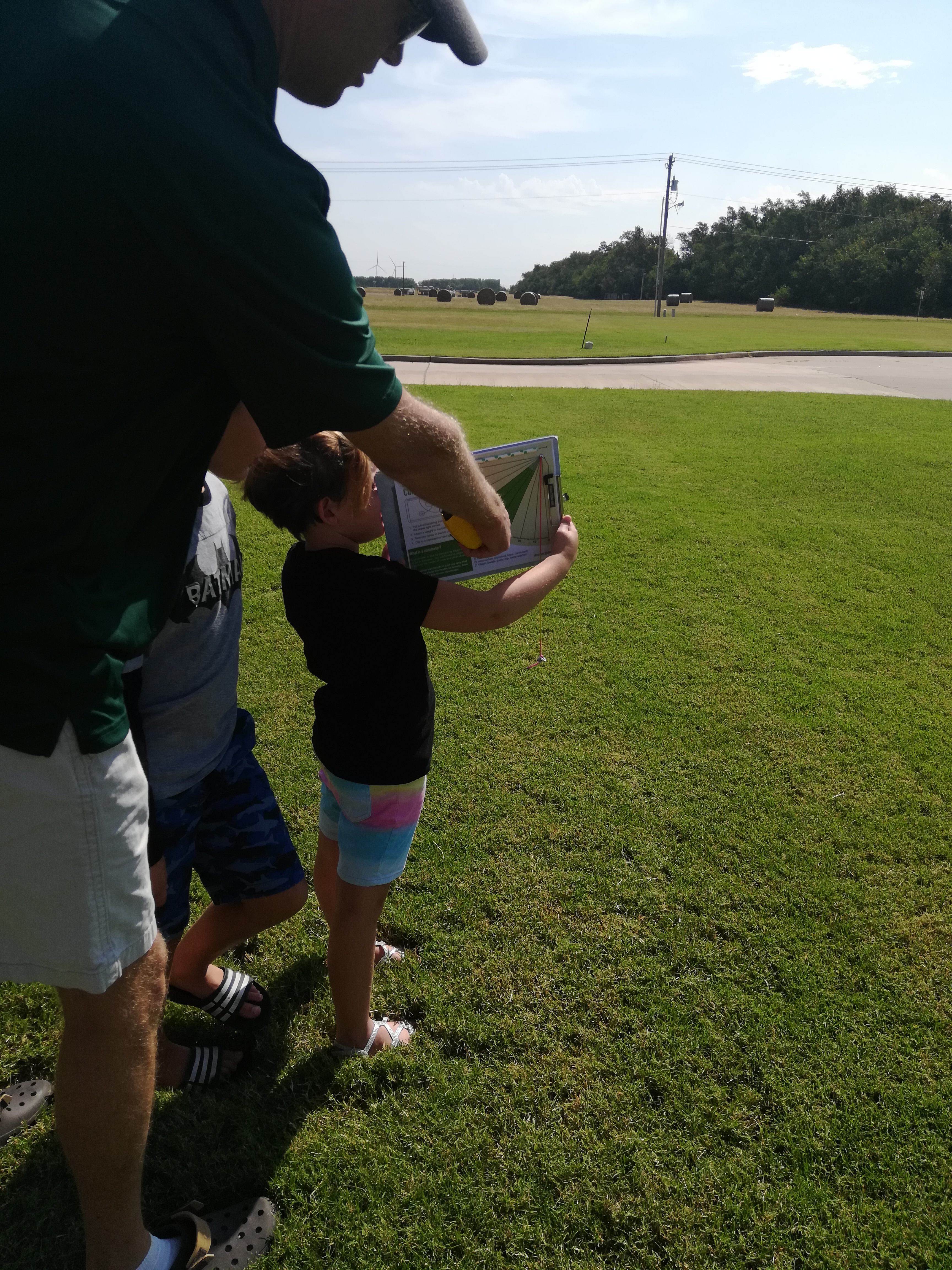 Paper clinometer photo