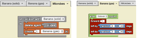 Figure 3 Code blocks for computational model of decomposition by microbes in closed landfill bottle system.