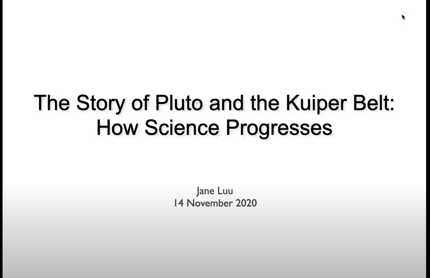 The Kavli Foundation Keynote Presentation: The Story of Pluto and the Kuiper Belt: How Science Progresses