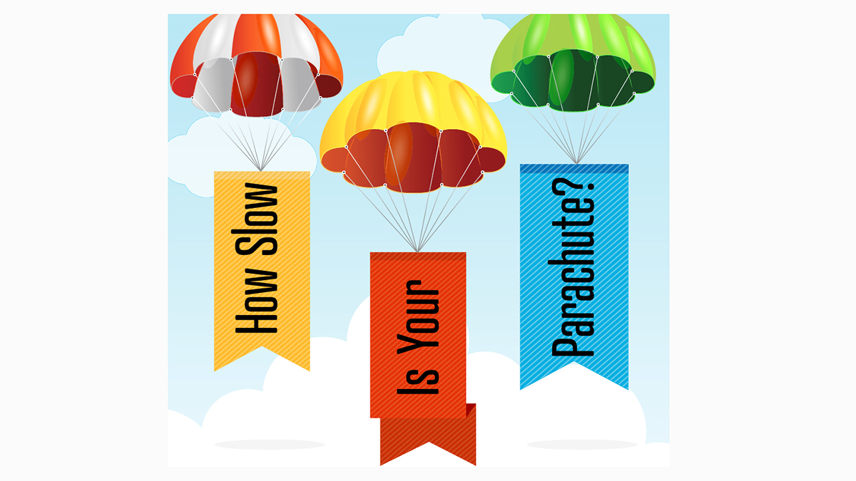 How Slow Is Your Parachute?