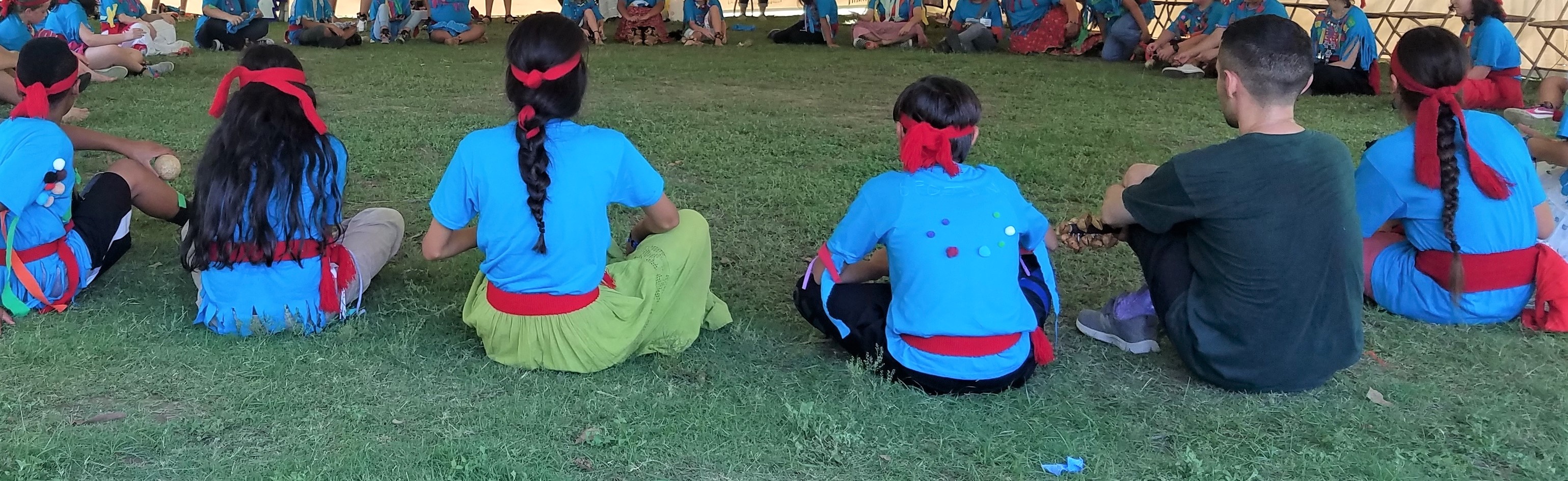 children perform creation story