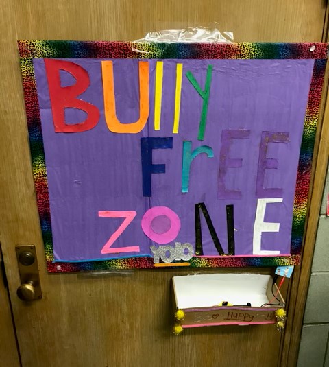 Figure 2. Bully Free zone group innovation to establish a safe zone in the classroom.