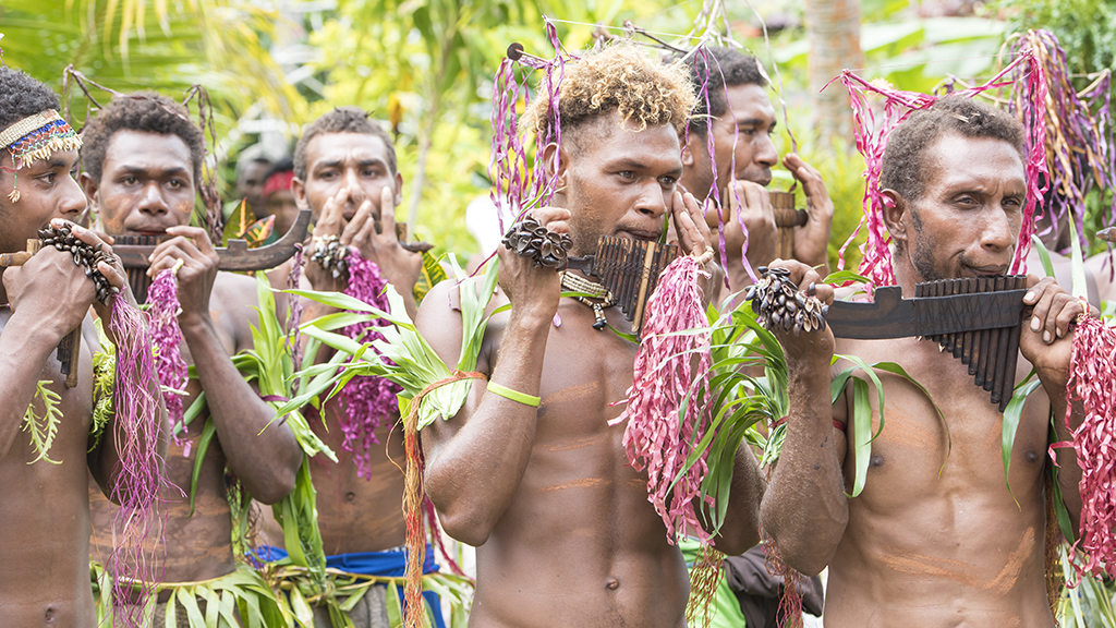Dark Skin, Blond Hair