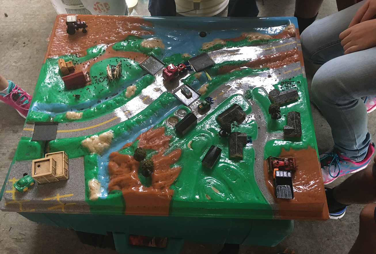 Figure 1 Enviroscape demonstration model.