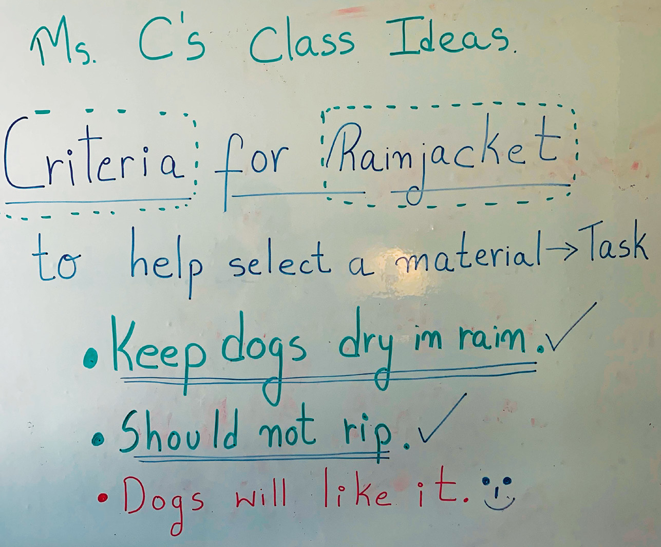 Figure 1 Material criteria.