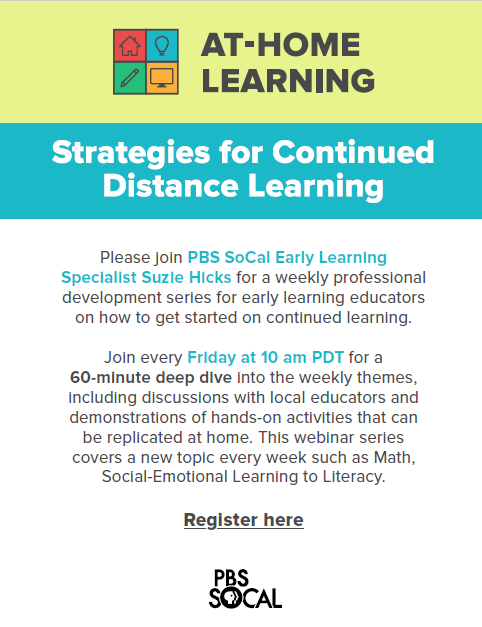 screenshot of At-Home Learning series