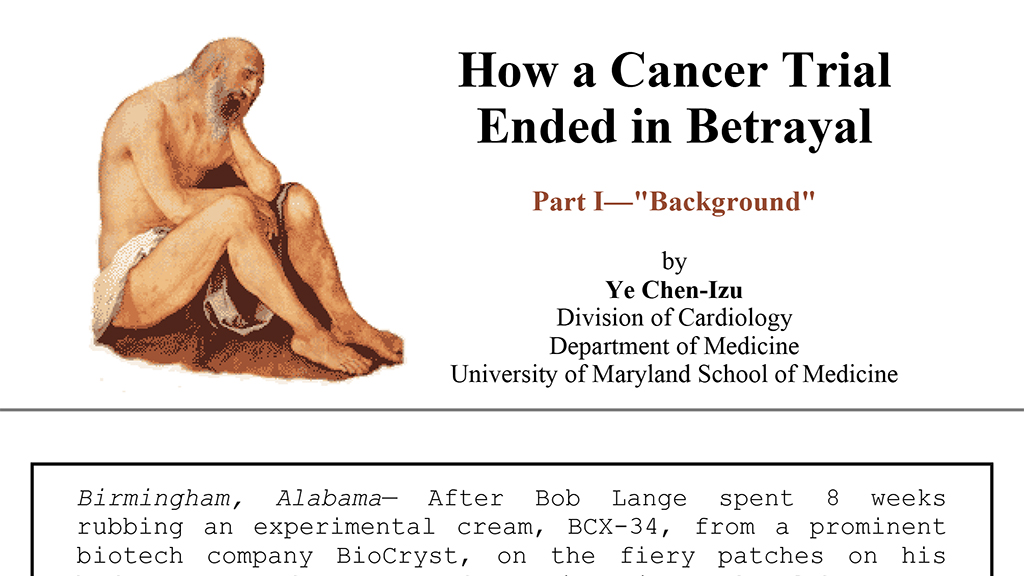 How a Cancer Trial Ended in Betrayal