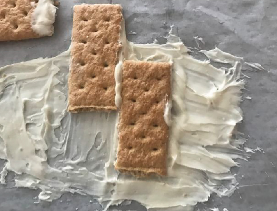  Transform boundary as made by sliding the crackers across each other.
