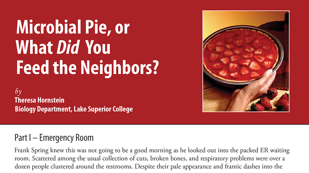 Microbial Pie, or What Did You Feed the Neighbors?