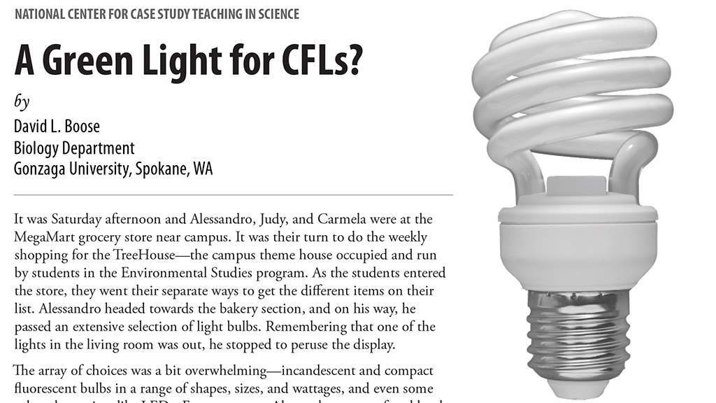 A Green Light for CFLs?