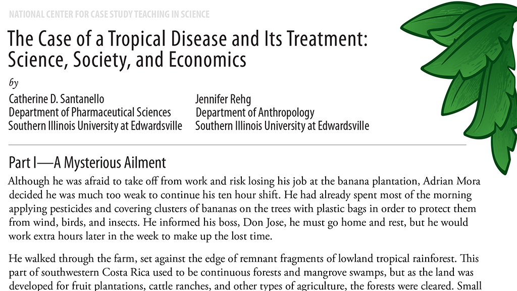 The Case of a Tropical Disease and its Treatment