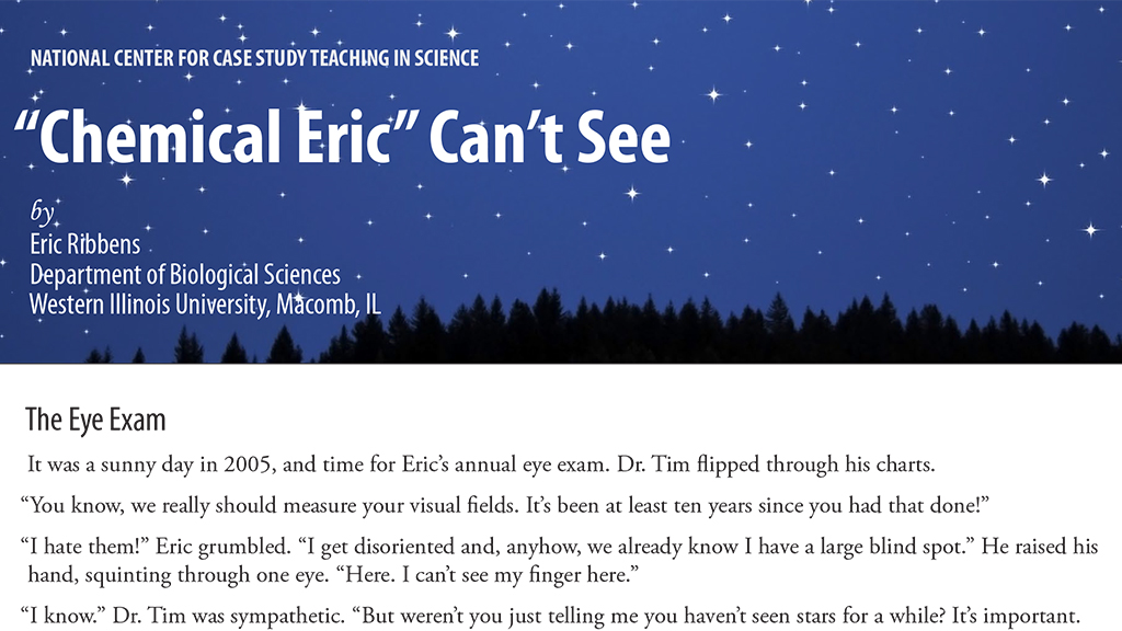 Chemical Eric Can't See