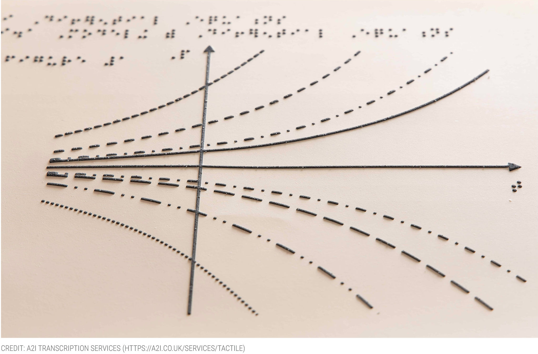 Raised line drawing.