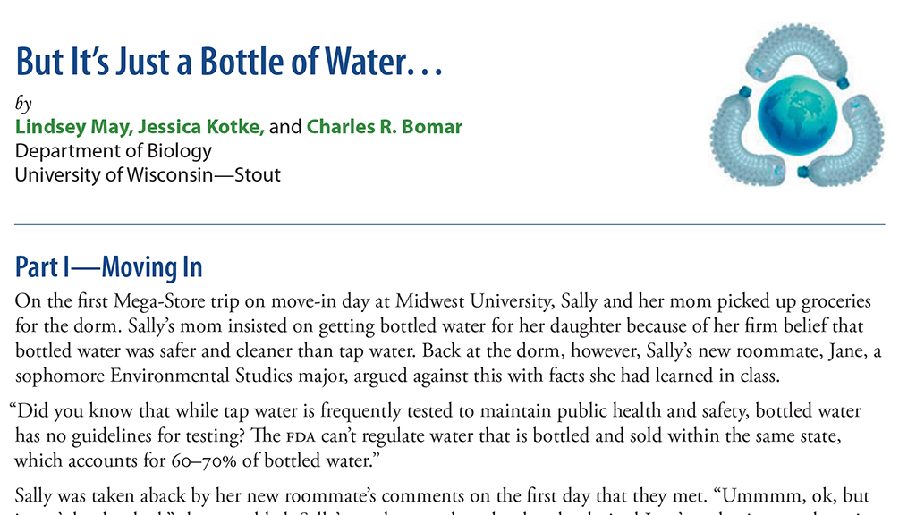 But It's Just a Bottle of Water