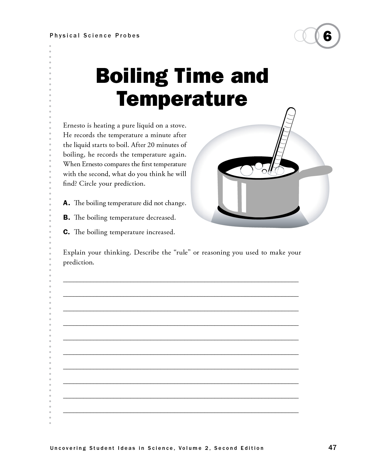 Boiling Time and Temperature