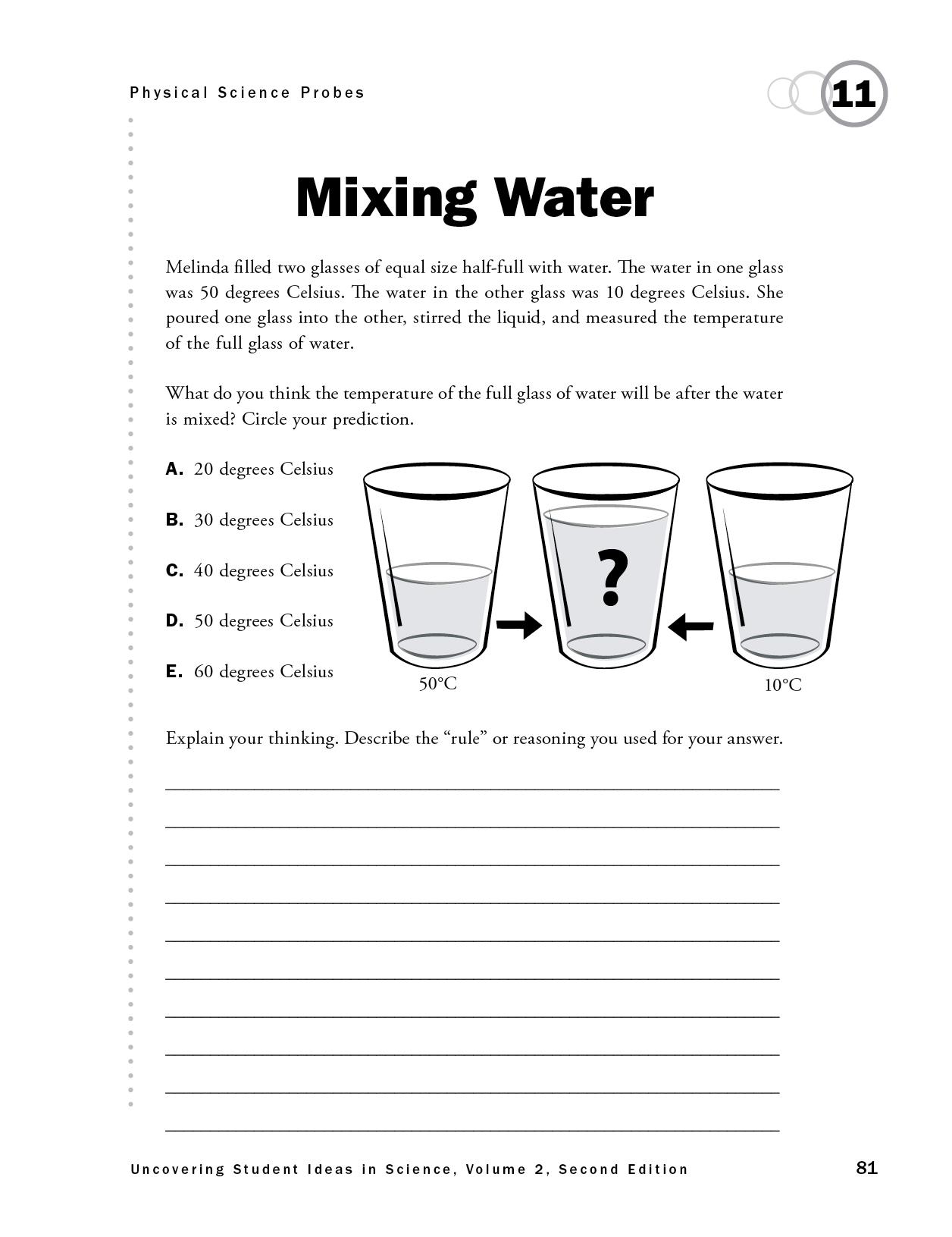 Mixing Water