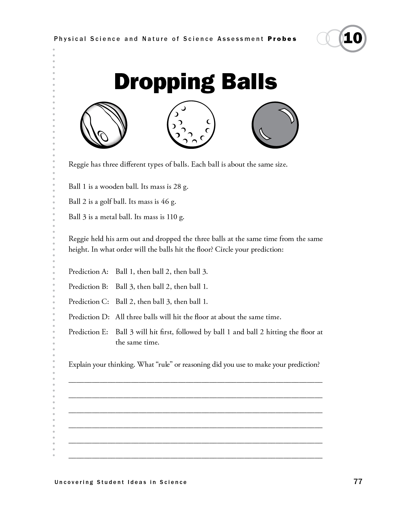 Dropping Balls