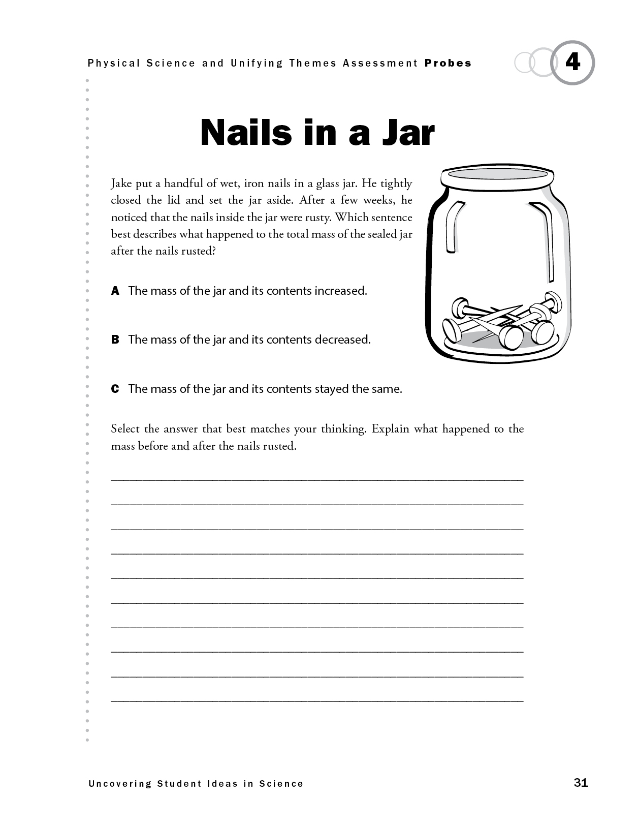 Nails in a Jar
