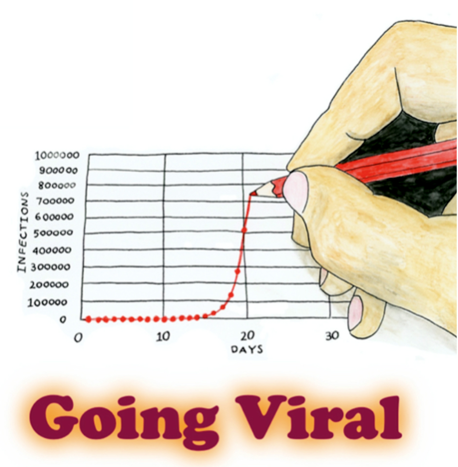 The cover of the Going Viral! booklet.