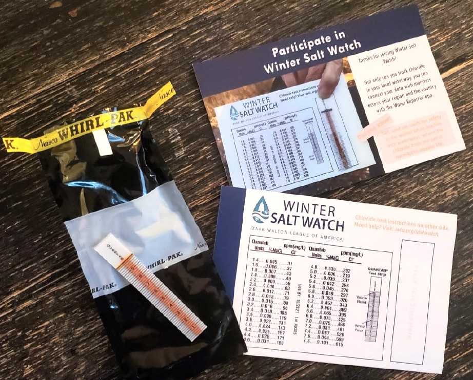 The Salt Watch project test kit provided to participants. 