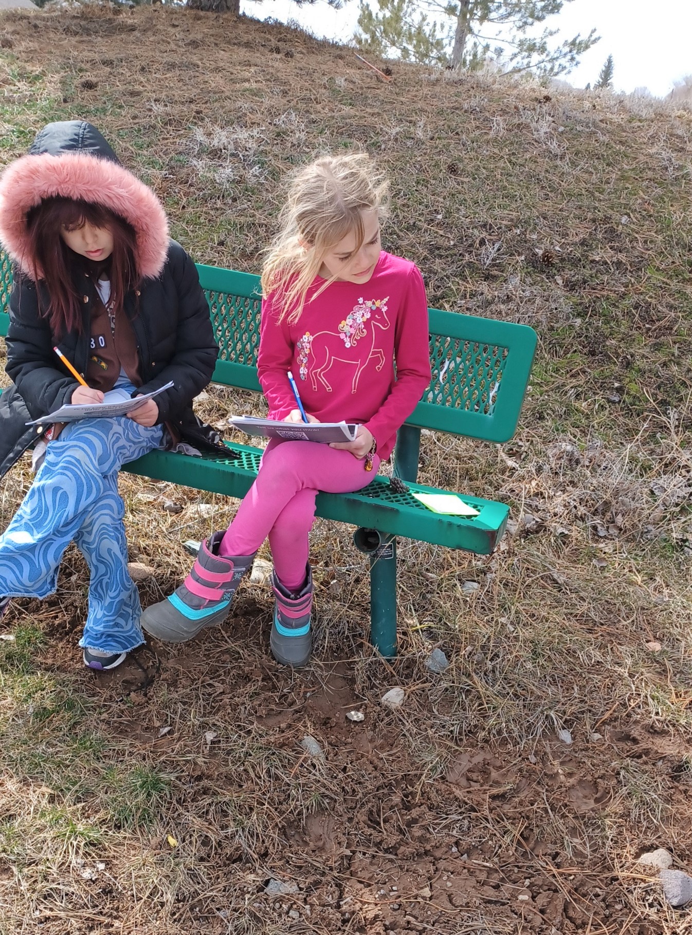 Students learning about their watershed. Photo by Kerry Bentler.