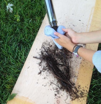  Biochar produced in discarded solar tubes