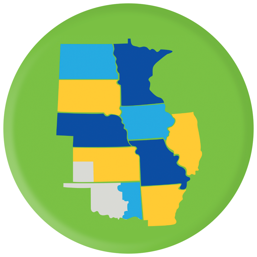 map of midwest region
