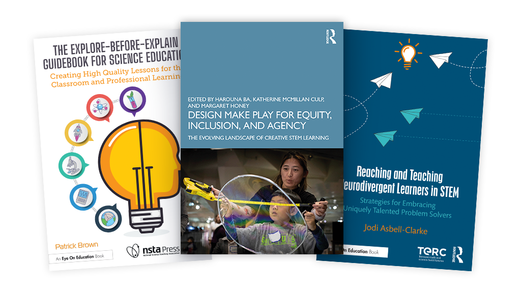 Three book covers available for purchase from Routledge