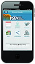 image of a phone with the conference app