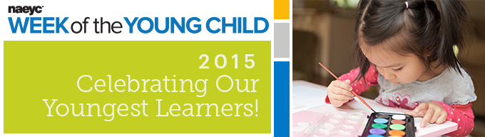 NAEYC Week of the Young Child logo.