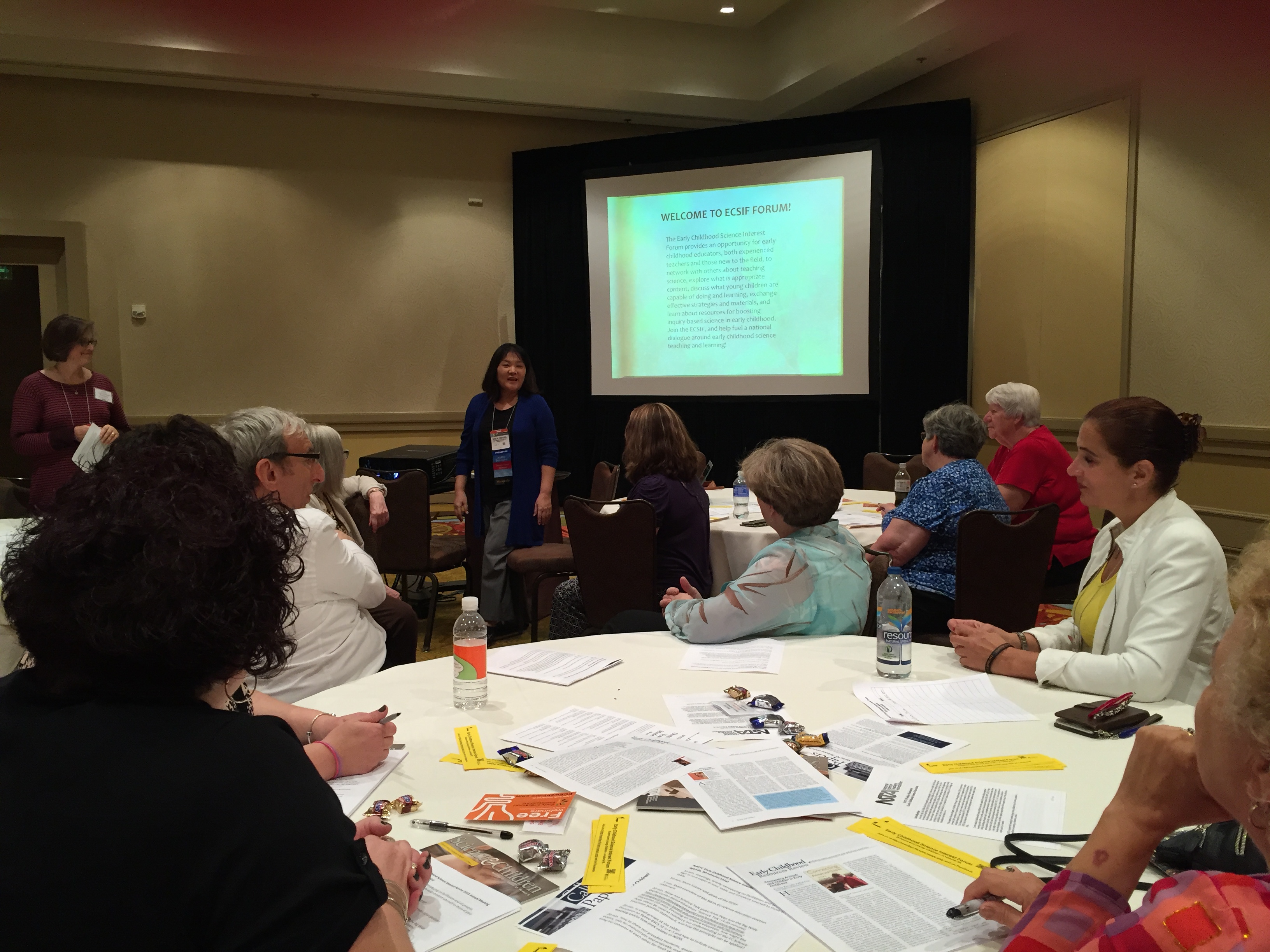 The NAEYC Early Childhood Science Interest Forum meeting participants.