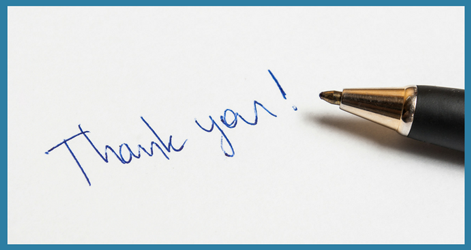 Thank You note