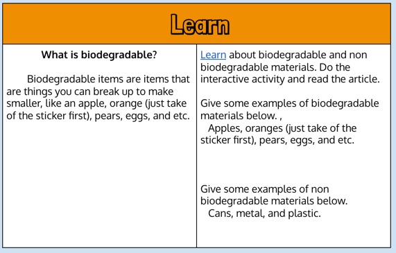What is biodegradable