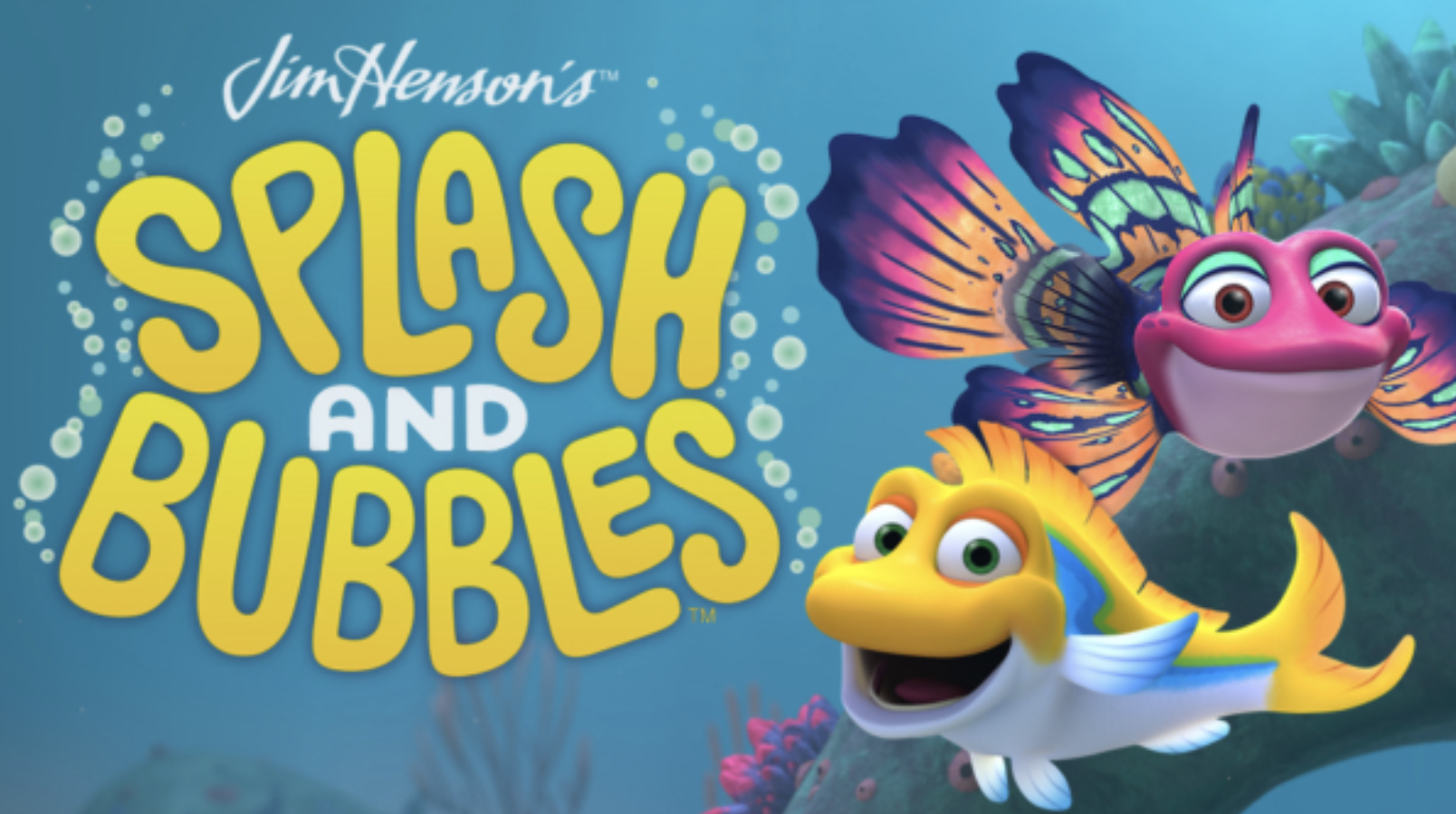 Image of cartoon fish named Splash and Bubbles