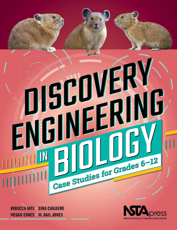 Cover of book "Discovery Engineering in Biology: Case Studies for Grades 6-12"