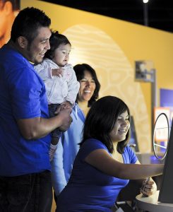 UA families learned about health science together at the Denver Museum of Nature & Science