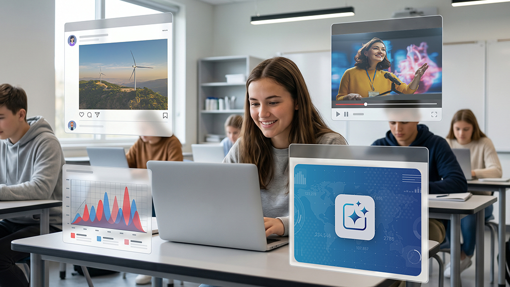 Beyond the Screen: How the Convergence of Digital, Media, and AI Literacies Sharpens Scientific Thinking