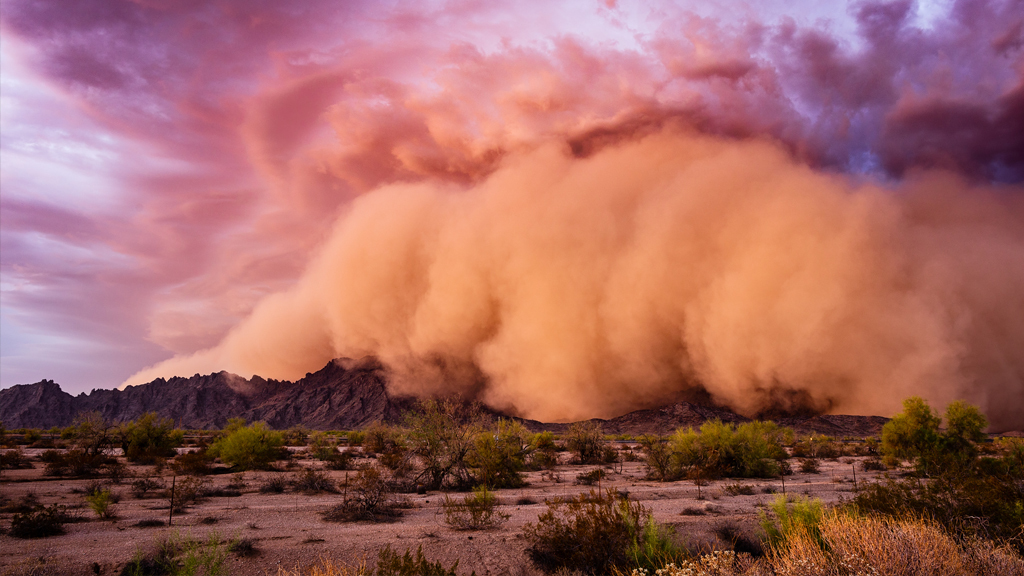 Why Do Some Cities Currently Have Dust Storms and Others Do Not?