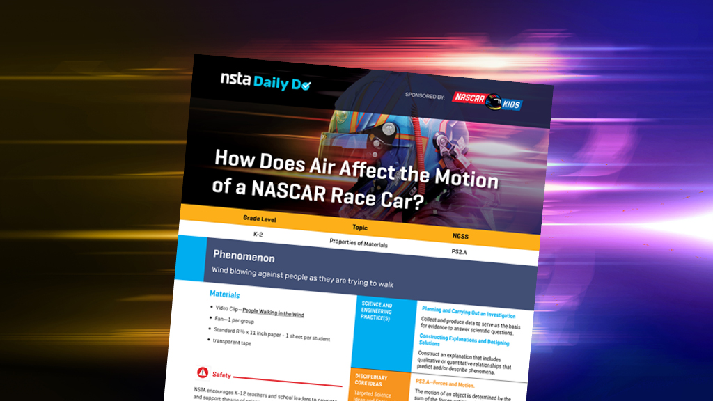 How Does Air Affect the Motion of a NASCAR Race Car?