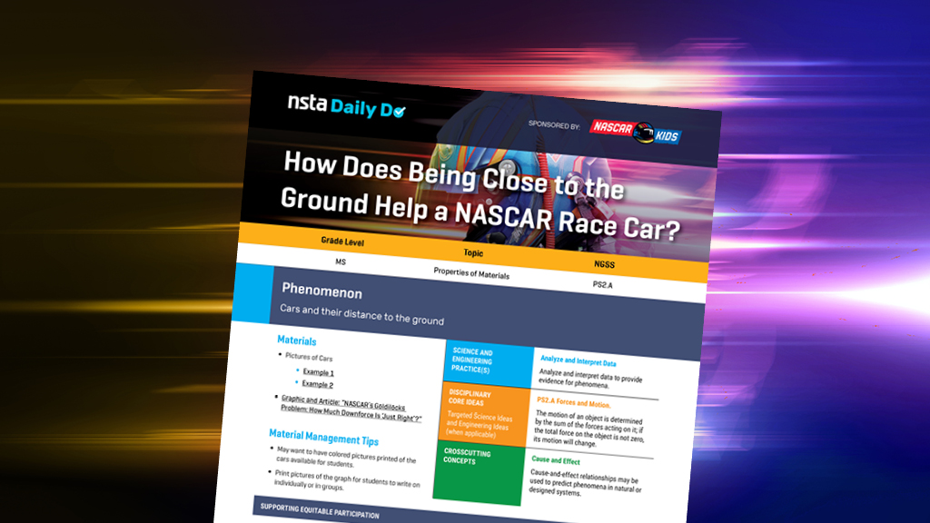 How Does Being Close to the Ground Help a NASCAR Race Car?