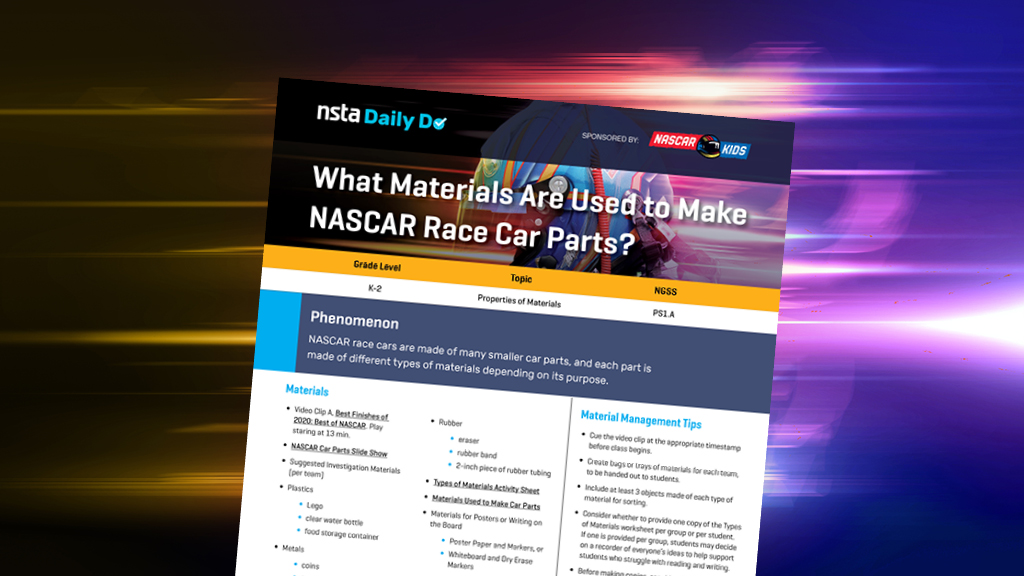 What Materials Are Used to Make NASCAR Race Car Parts?