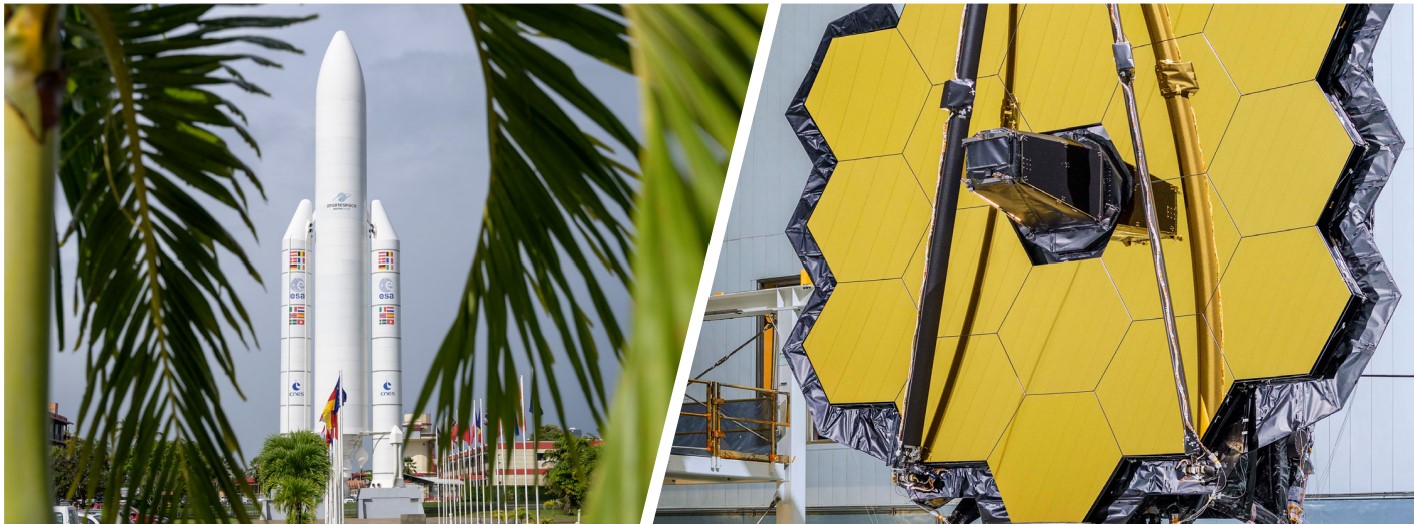 How did the Ariane 5 rocket launch and deliver the JWST to L2?