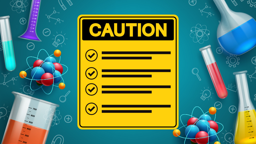 Science Instructional Space Safety Signage