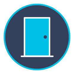 Hotel door